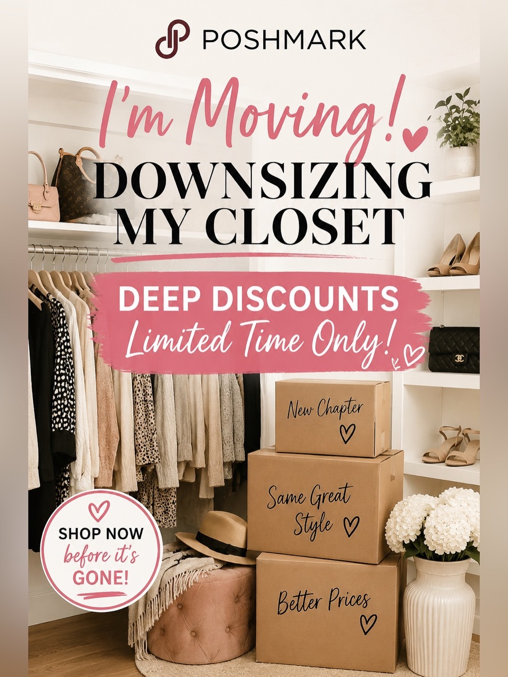 Moving Sale ~ Offering Deep Discounts
